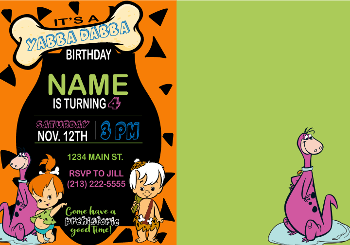 Yabba Dabba Birthday - A Bash In A Box