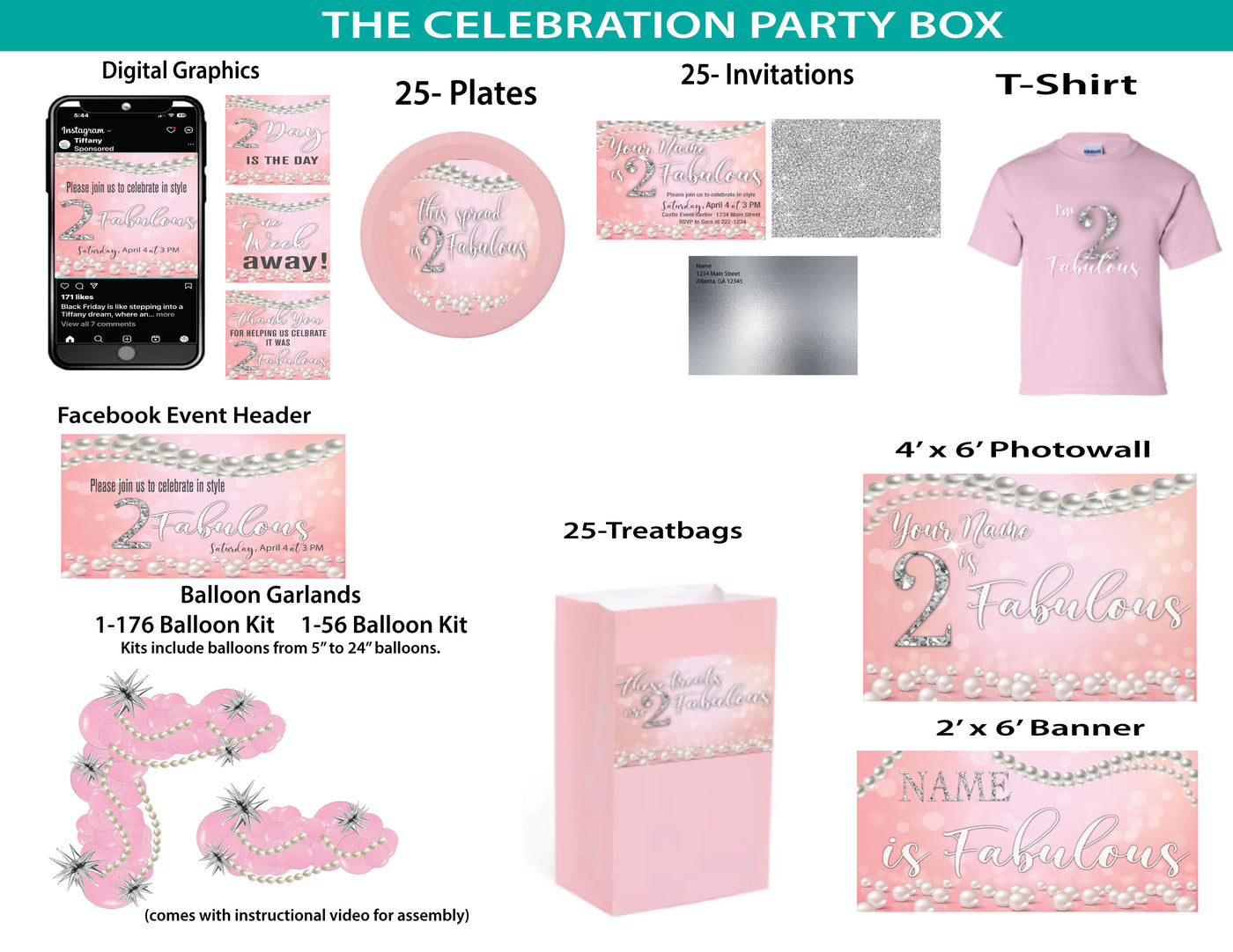 2 Fabulous -Celebration Party Box