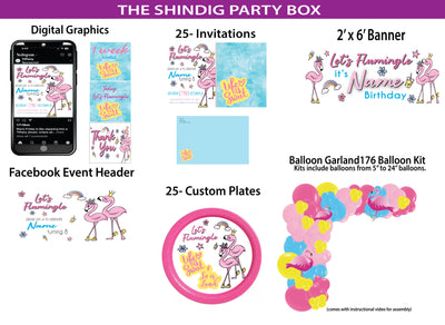 Let's Flamingle -Shindig Party Box