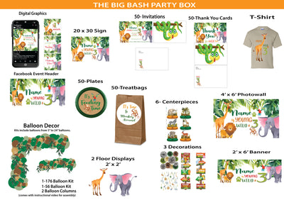 Young, Wild and Three - The Big Bash Party Box
