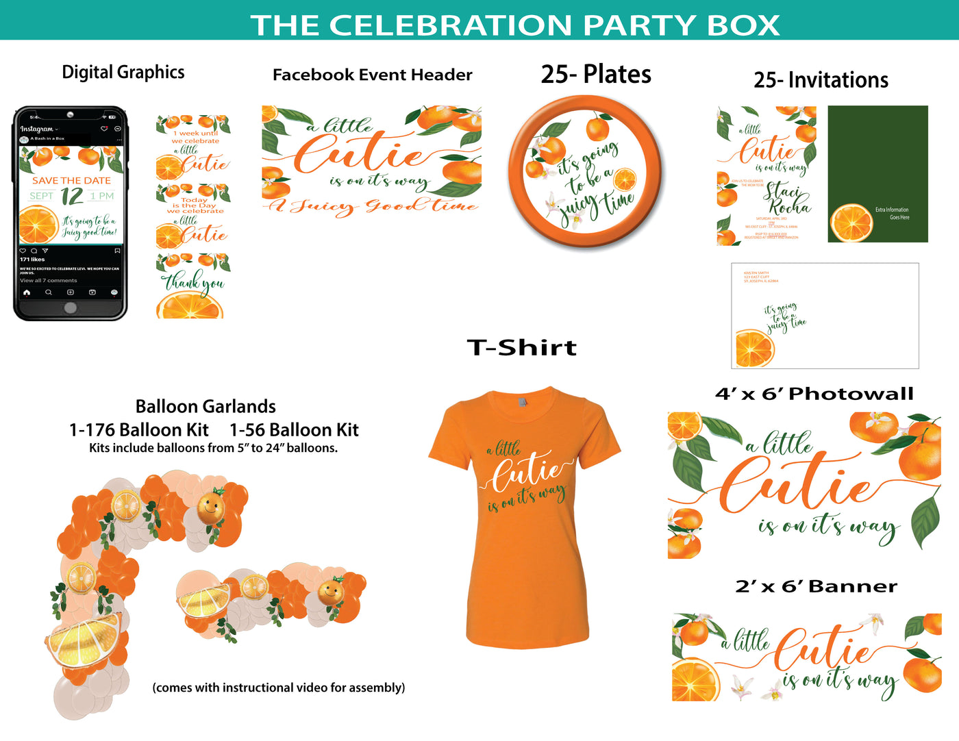 Little Cutie -Celebration Party Box