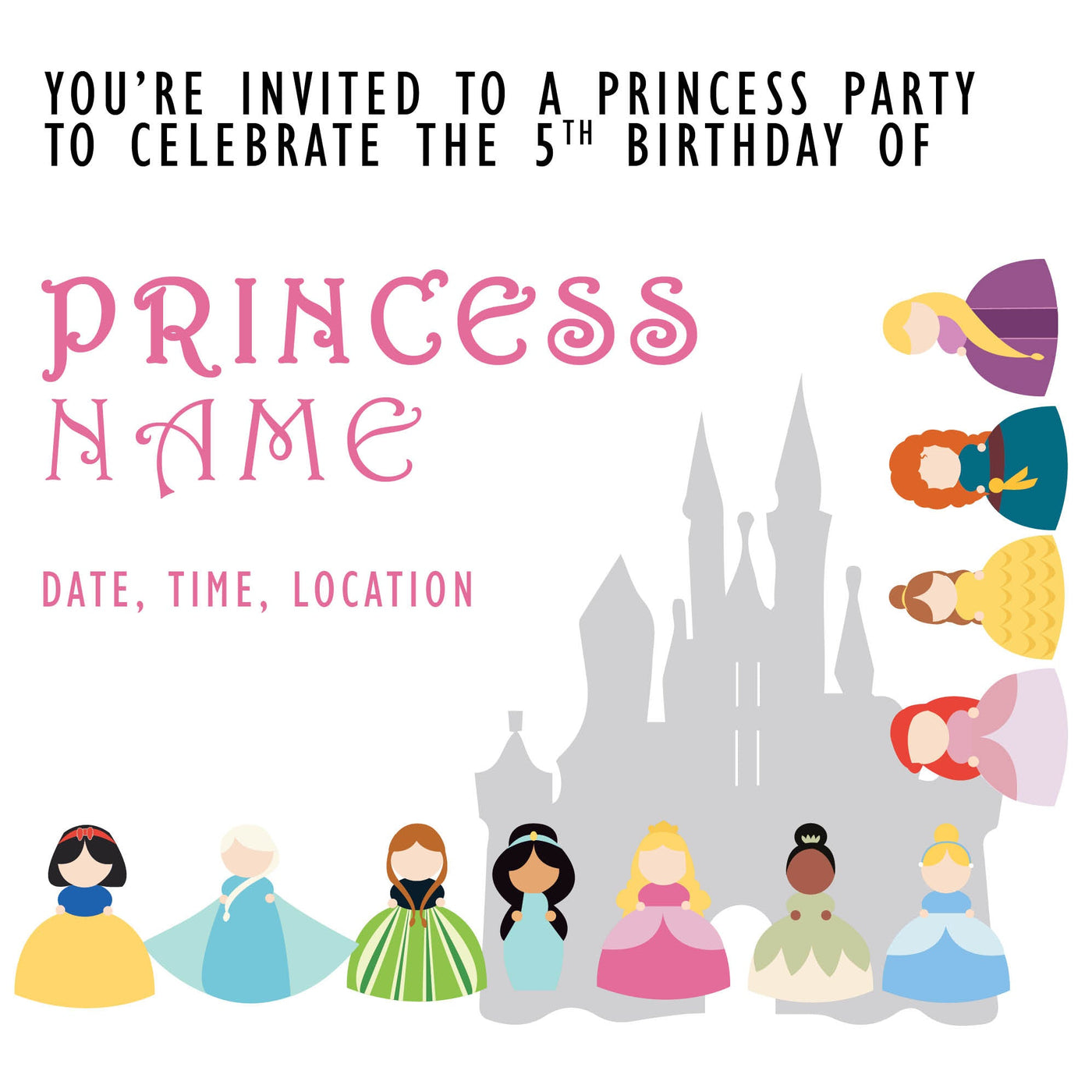 Princess -The Big Bash Party Box