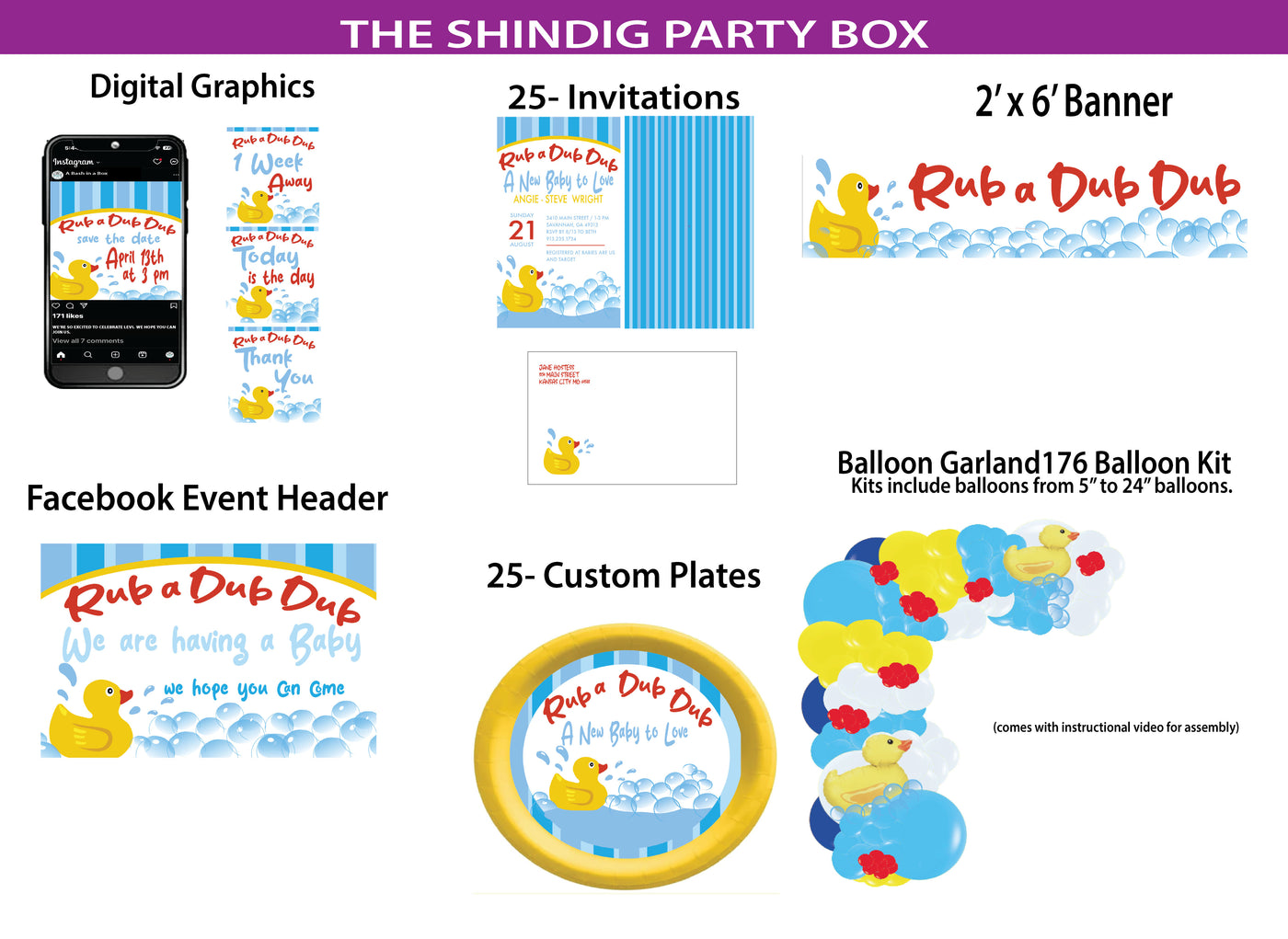 Rubber Duck -Shindig Party Box