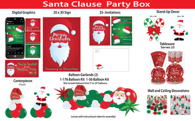 Here Comes Santa Claus Party Box
