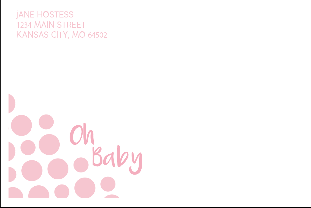 Pink Polka Dots - Invitations - $25