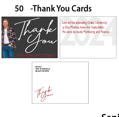 Graduation Thank You Cards
