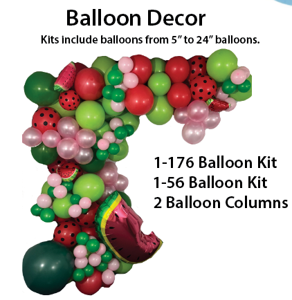 1 in a Melon - Balloon Garland - $25.00