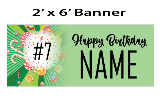 Candy - Banner $25.00