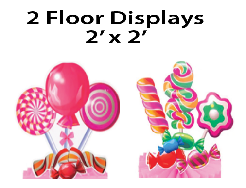 Candy - Floor Decor Stands $25.00