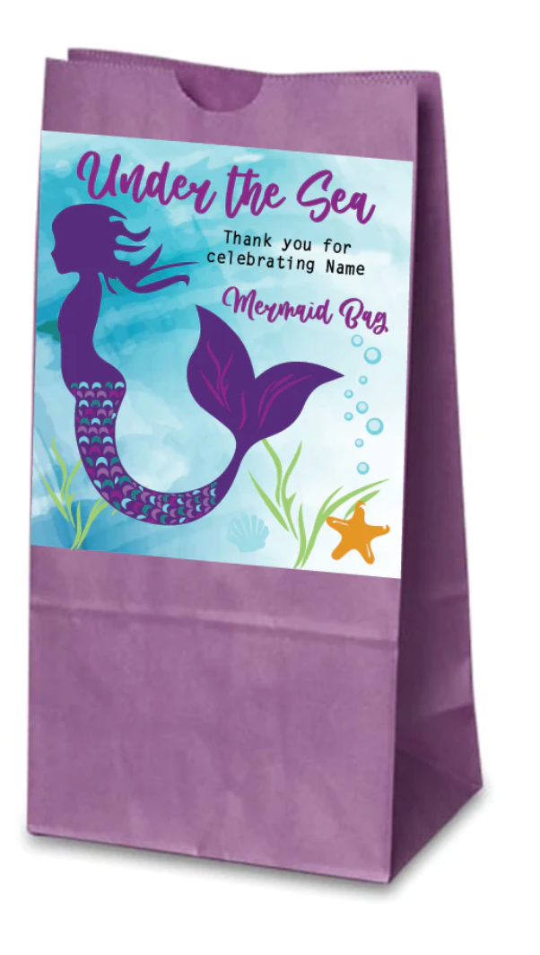 Mermaid -Treat Bags $25.00