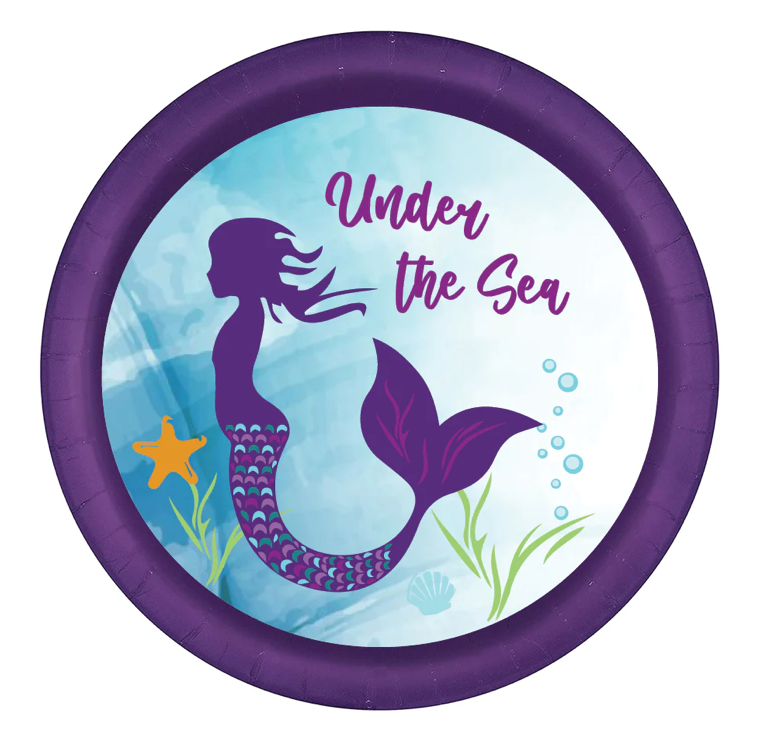 Mermaid - Plates $25.00