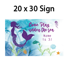 Mermaid - Welcome Sign $25.00