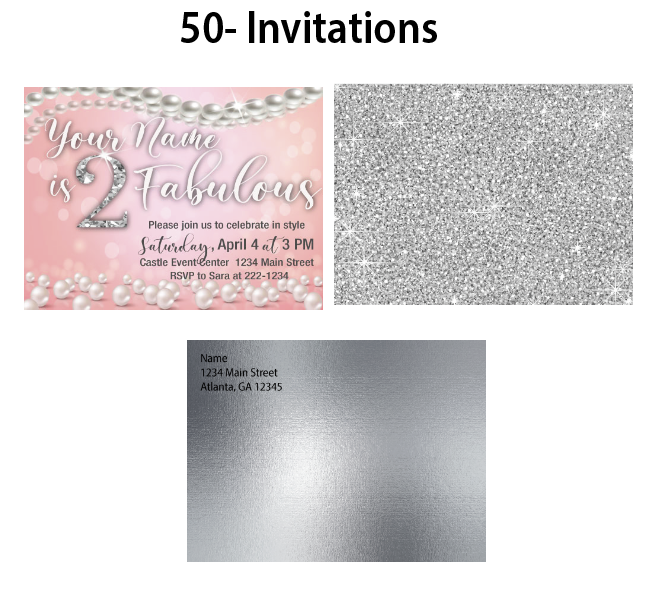 2 Fabulous - Invitations  $25.00