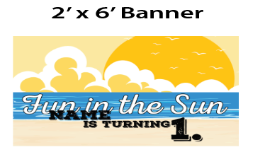 Beach - Banner $25.00