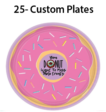 Donuts - Plates $25.00