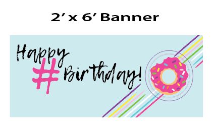 Donuts - Banner $25.00