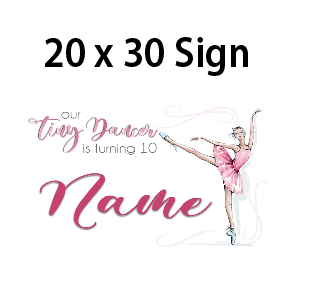 Dancer - Welcome Sign $25.00