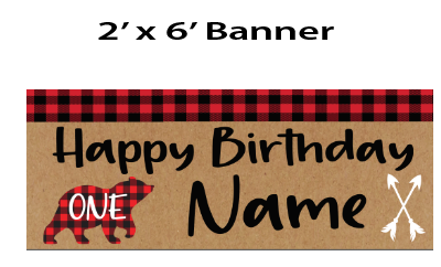 Buffalo Plaid - Banner $25.00
