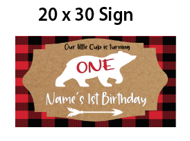 Buffalo Plaid -Welcome Sign $25.00