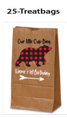 Buffalo Plaid -  Treat Bags $25.00