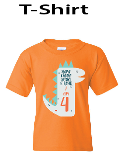 Dino-four- T-Shirt $20.00