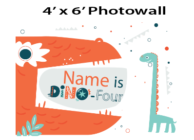 Dino-four - Photo Wall $35.00