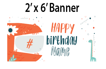 Dino-four - Banner $25.00