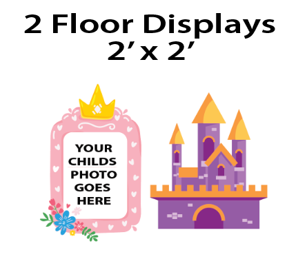 Princess- Floor Decor Stands $25.00