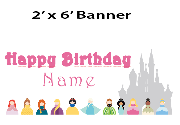 Princess -  Banner $25.00