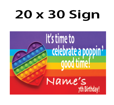Fidget- Welcome Sign $25.00