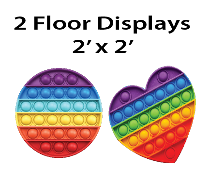 Fidget - Floor Decor Stands $25.00