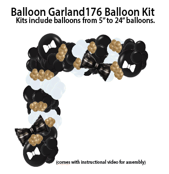 Suit and Tie- Balloon Garland Kit $25.00
