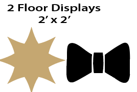 Suit and Tie - Floor Decor Stands $25.00