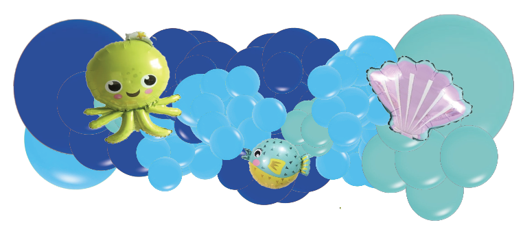 Under the Sea - Balloon Garland Kit $15.00