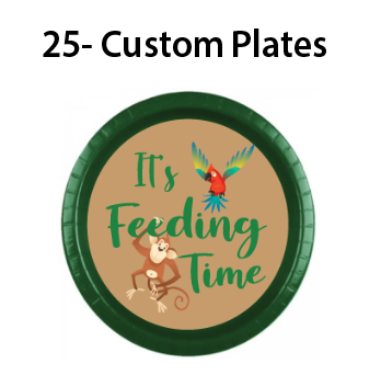 Young, Wild, and Three - Plates $25.00