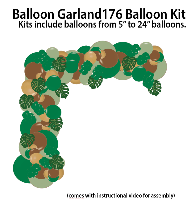 Safari- Balloon Garland Kit $25.00
