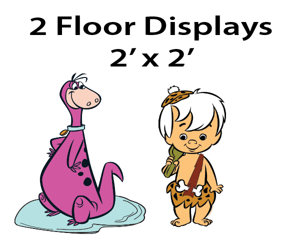 Yabba Dabba - Floor Decor Stands $25.00