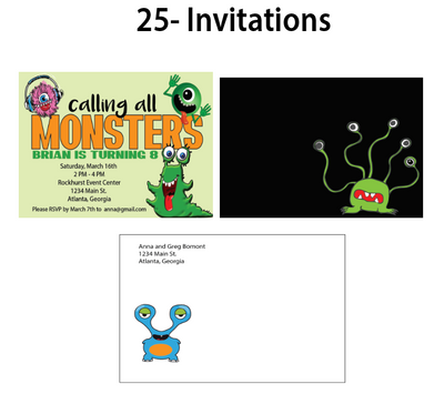 Monsters -Celebration Party Box