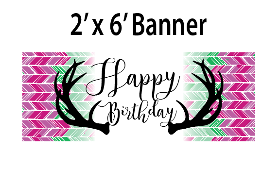 Oh Deer -  Banner $25.00