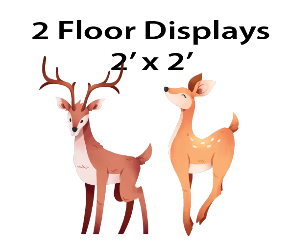 ONEderland - Floor Decor Stands $25.00