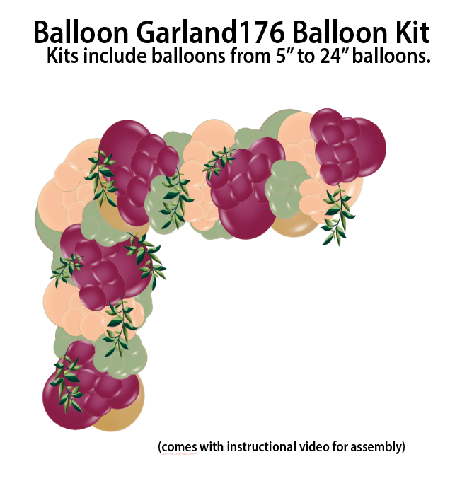 ONEderland- Balloon Garland Kit $25.00