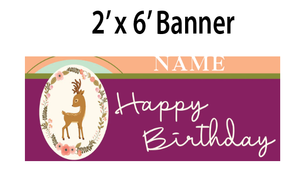 ONEderland -  Banner $25.00