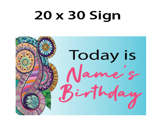 Paisley - Welcome Sign - $25.00