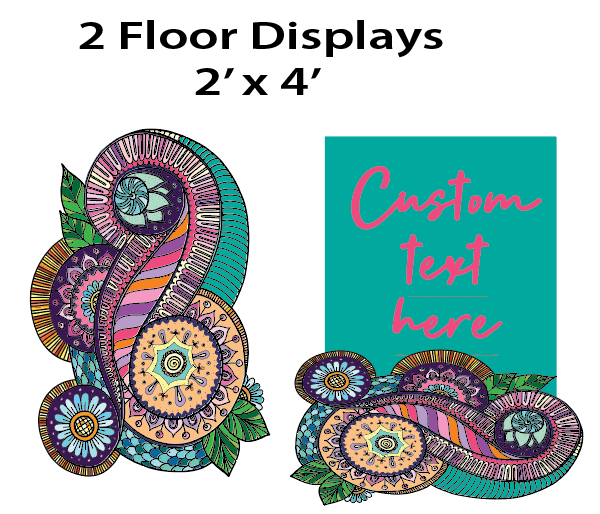 Paisley - Floor Graphics- $25.00