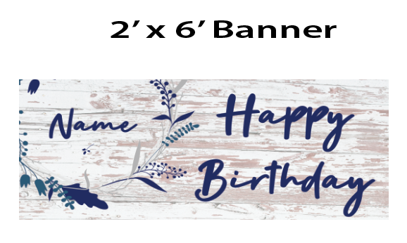 White Barnwood - Banner -$25.00