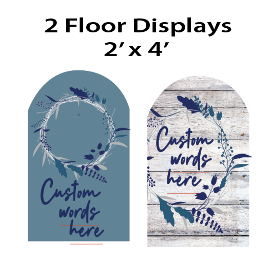 White Barnwood - Floor Graphics- $25.00