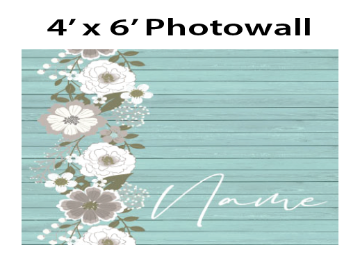 Boho-Teal and Silver - Photo wall - $35.00