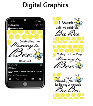 Sweet as can Bee - Digital Graphics - $10