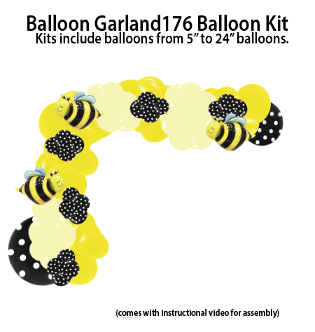 Sweet as can Bee - Balloon Garland Kit - $25