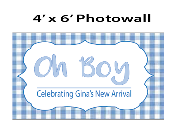 Blue Gingham -Celebration Box